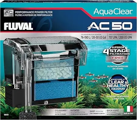 AquaClear 50 Power Filter, 20-50 US Gal / 76-190 L